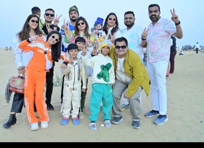 Dhaval Barot Family Thar Desert Dunes